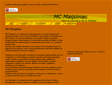 Tablet Screenshot of maquinascarpinteria.com.ar